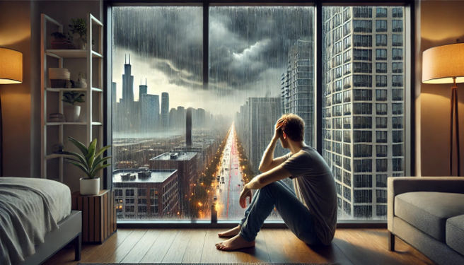 The emotional impact of extreme weather on mental health in Chicago.